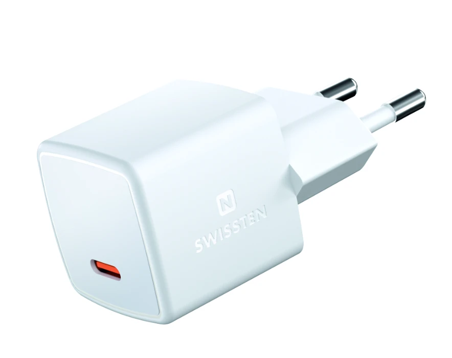 Įkroviklis Swissten Gan mini podróżna 1 USB-C 25 W
