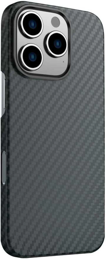 Dėklas SWISSTEN MagCarbon pouzdro pro Apple iPhone 14 Pro Max juoda