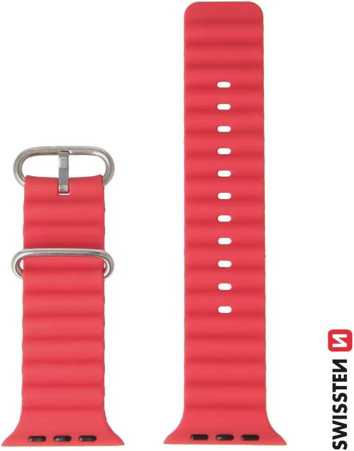 Swissten Marine silikoninė apyrankė, skirta Apple Watch 42/44/45/49 mm