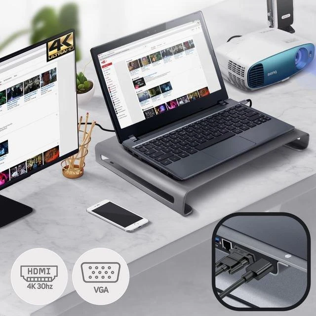 „Swissten“ USB-C stotis / replikatorius (44040104)