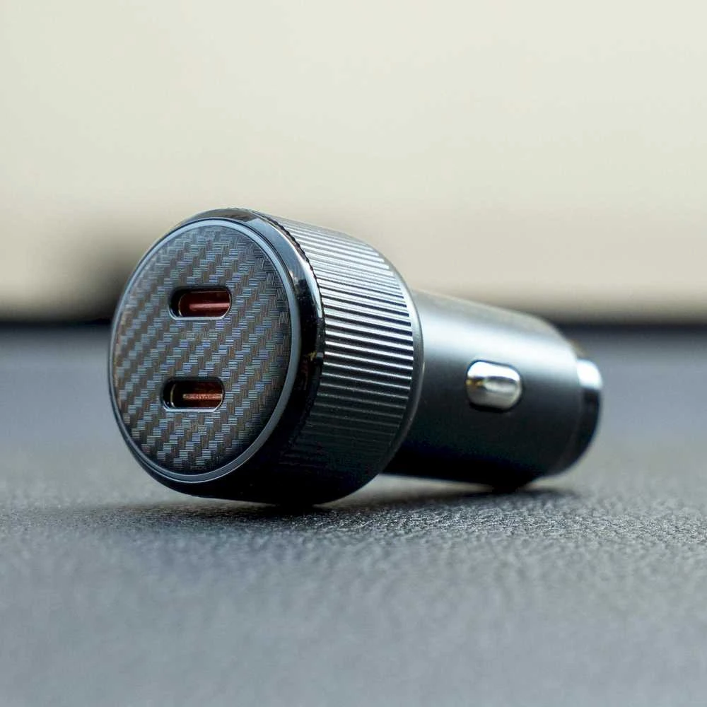 Swissten PD Mini 2x USB-C Car Charger 20W