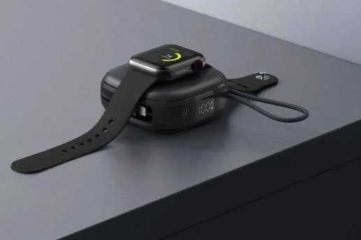 „Swissten“ išorinė baterija „Voltbox MagGO“ su integruotais laidais / „Magsafe“ / „Apple Watch“