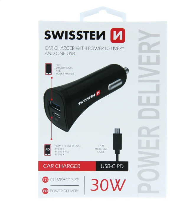 Įkroviklis Swissten 2.4 A