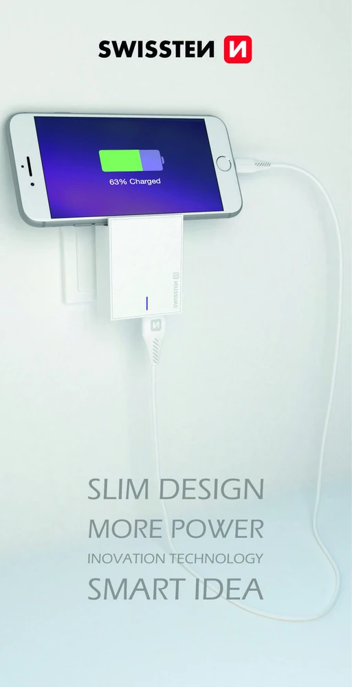 Swissten įkroviklis 2x USB-A 3 A (22049600)