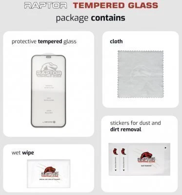 „Swissten Raptor Diamond Ultra Full Face“ grūdintas stiklas, skirtas Apple iPhone 16e / 17e