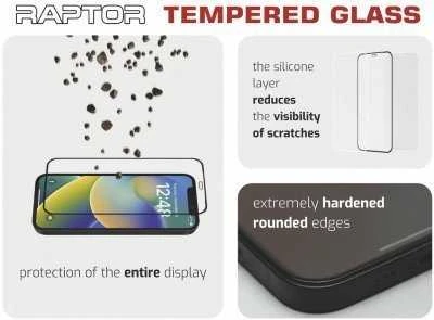 Swissten Raptor Diamond Ultra Full Face grūdintas stiklas, skirtas Apple iPhone 16 Pro