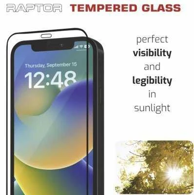 Swissten Raptor Diamond Ultra Full Face grūdintas stiklas, skirtas Apple iPhone 16 Pro
