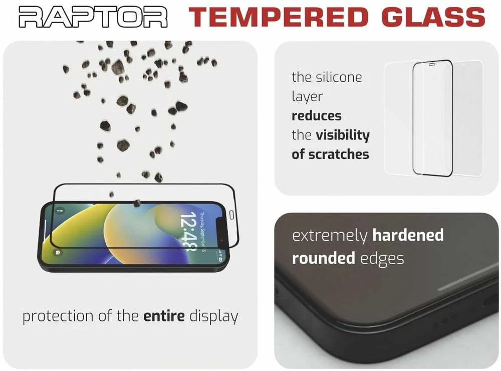 Swissten Raptor Diamond Ultra Skaidrus viso veido grūdintas stiklas, skirtas Samsung Galaxy A35 5G