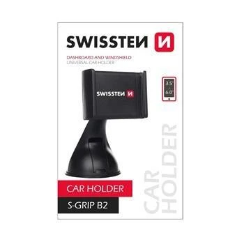 Swissten S-GRIP B2 Premium Universal Window Holder Juodas