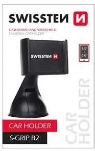 Swissten S-GRIP B2 Premium Universal Window Holder Juodas
