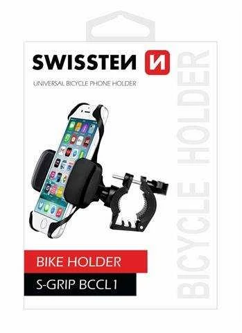 Swissten S-Grip BCCL1 dviračio laikiklis, skirtas mobiliesiems