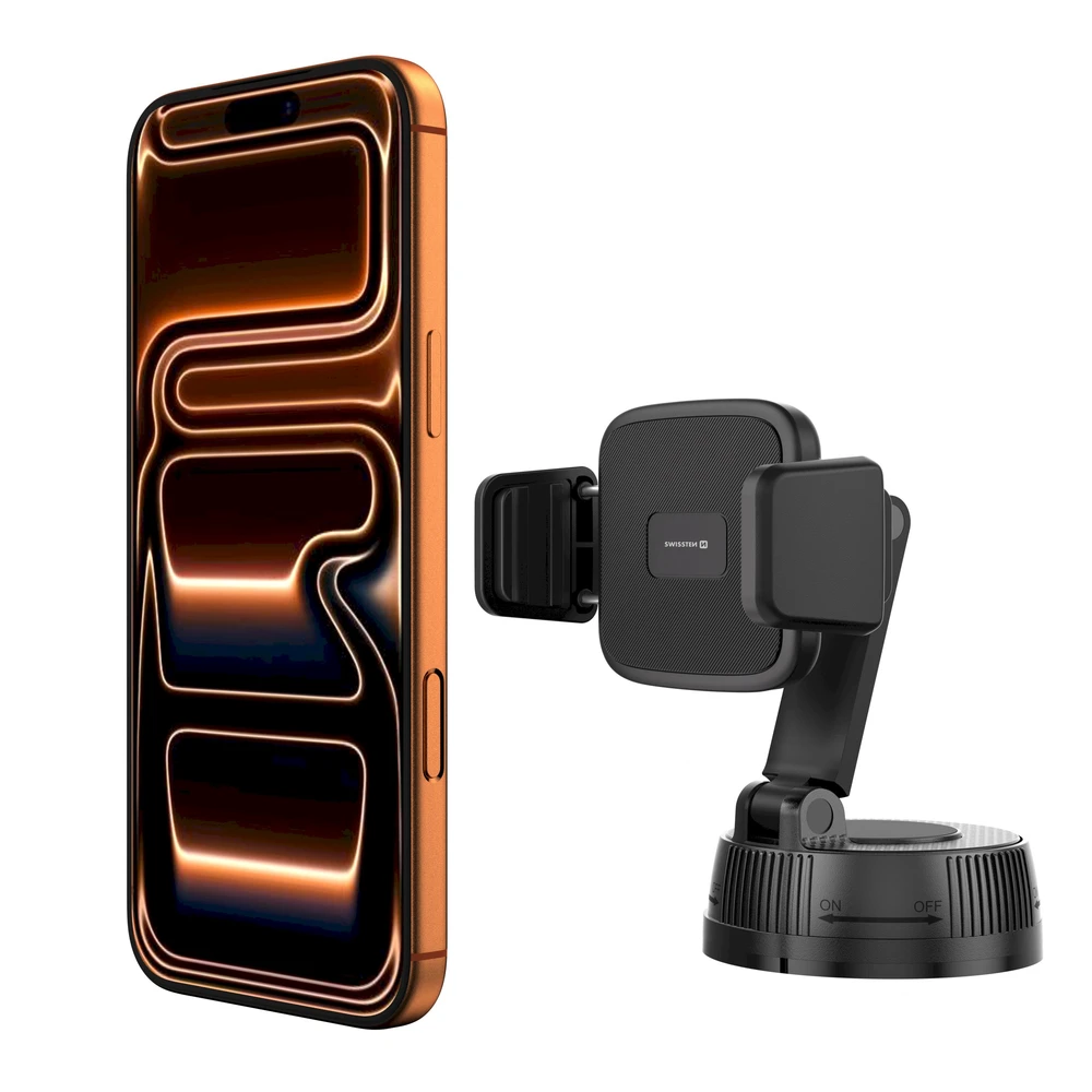 Swissten S-Grip E1 universalus automobilio prietaisų skydelio laikiklis 4,7"–6,8"