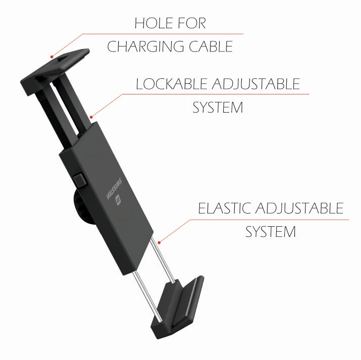 Swissten S-Grip T1-CD1 universalus automobilinis CD / radijo laikiklis planšetiniams kompiuteriams / telefonams / GPS