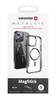 Swissten Skaidrus Jelly Magstick metalinis dėklas, skirtas Samsung Galaxy S25 Plus 5G