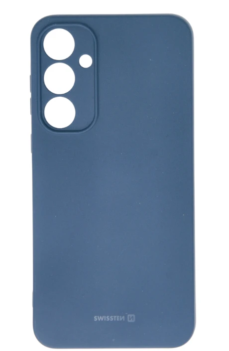 SWISSTEN SOFT JOY dėklas, skirtas SAMSUNG GALAXY A55 mėlynas