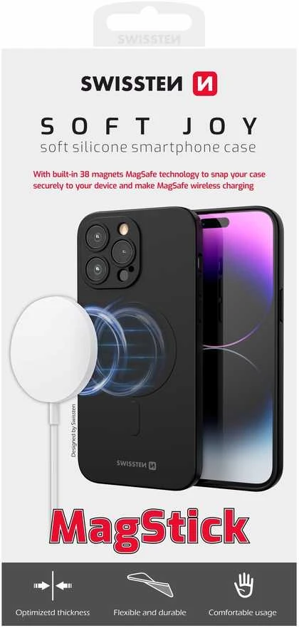 Swissten Soft Joy Magstick dėklas, skirtas Apple iPhone 16