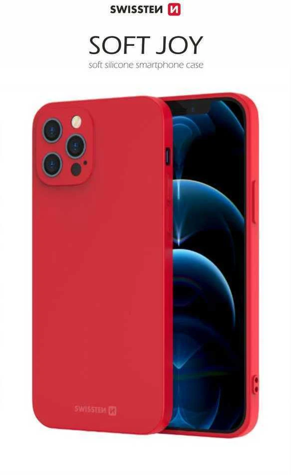 Dėklas Swissten Soft Joy Case iPhone 14 Plus - Raudona