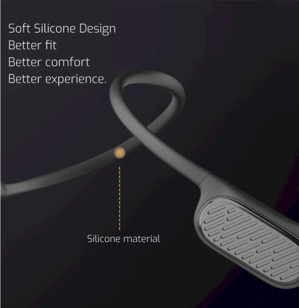Swissten Kaulinio laidumo Bluetooth plaukimo ausinės (8GB)