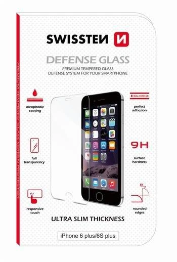 Swissten Ultra Slim grūdinto stiklo Premium 9H ekrano apsauga Apple iPhone 6 Plus / 6S Plus