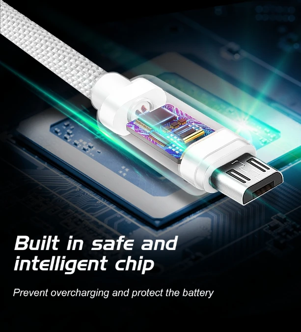 Swissten Textile Quick Charge Universalus Micro USB duomenų ir įkrovimo kabelis 2m