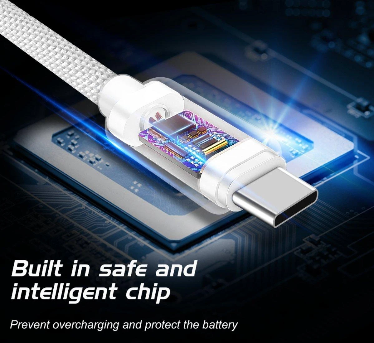 Swissten greito įkrovimo laidas 1,2m Juodas