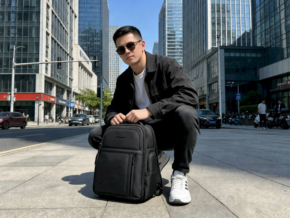 Swissten Travel Nešiojamas kompiuteris Backpack 15.6"