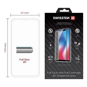 Swissten Grūdintas stiklas Ultra Durable 3D do Apple iPhone X (SW-JAP-T-3D-IPHX-WH)