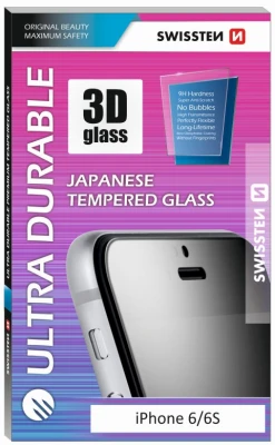 Swissten Ultra Durable 3D Japoniškas grūdintas stiklas Premium 9H ekrano apsauga Apple iPhone XS Max Transparent