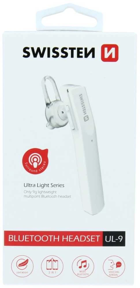 Ausinės Swissten Ultra Light UL-9 Bluetooth laisvų rankų įranga su MultiPoint