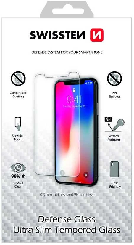 SWISSTEN Apsauginis grūdintas stiklas 2.5D, skirtas Apple iPhone 11 PRO