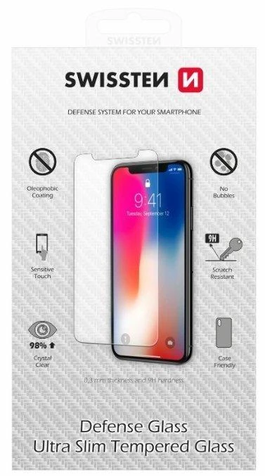 „Swissten“ itin plonas grūdinto stiklo „Premium 9H“ ekrano apsauginis stiklas „Samsung Galaxy A21s“