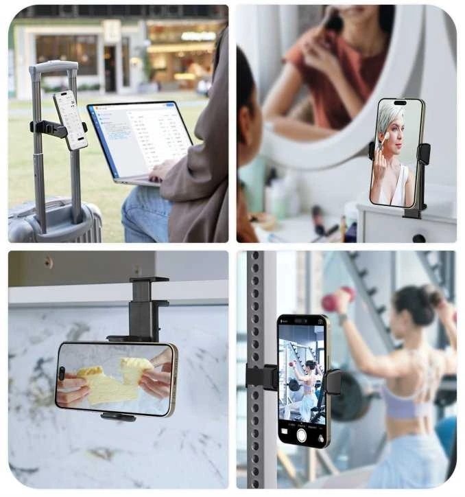 Swissten Universal Išmanusis telefonas Holder With JAWS GRIP 4.7”–8.5”