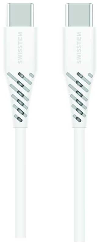 Kabelis USB Swissten USB-C - USB-C 1.5 m Baltas (71506520)