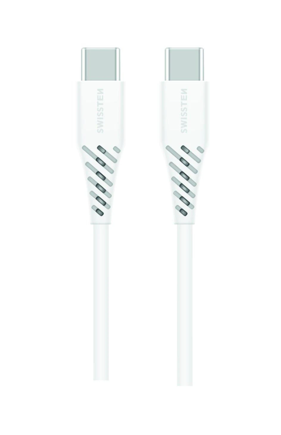 Kabelis USB Swissten USB-C - USB-C 1.5 m Baltas (71506520)