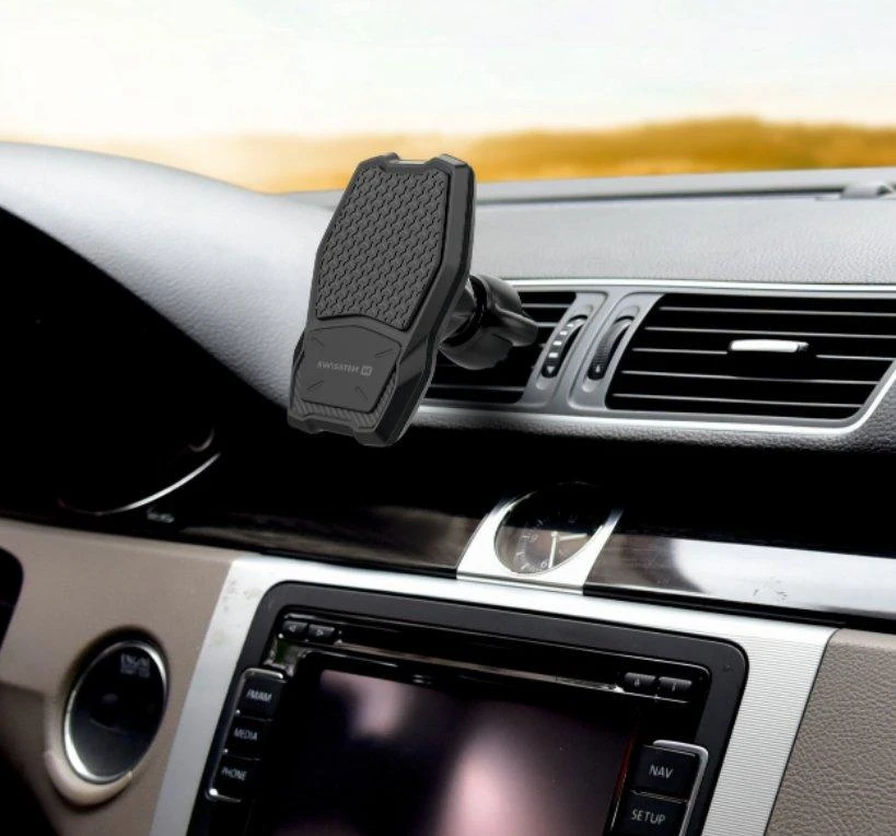 Swissten WM1-AV3 oro ventiliacinis automobilio laikiklis su belaidžiu įkrovimu + 1,2 m mikro USB laidu