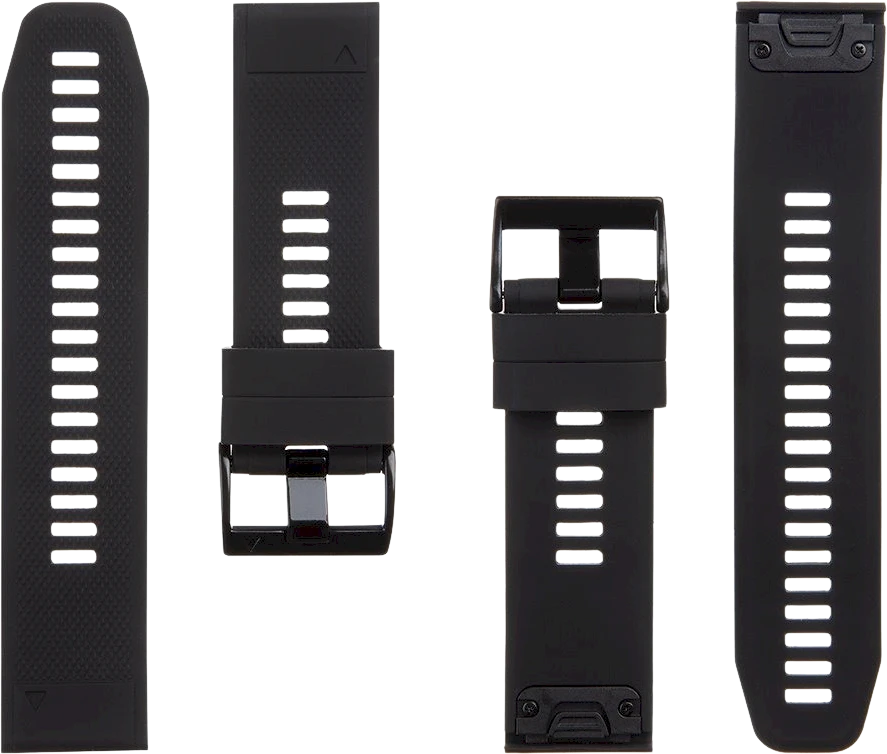 Tactical 668 Silicone Band for Garmin Fenix 5X|6X QuickFit 26mm Juodas
