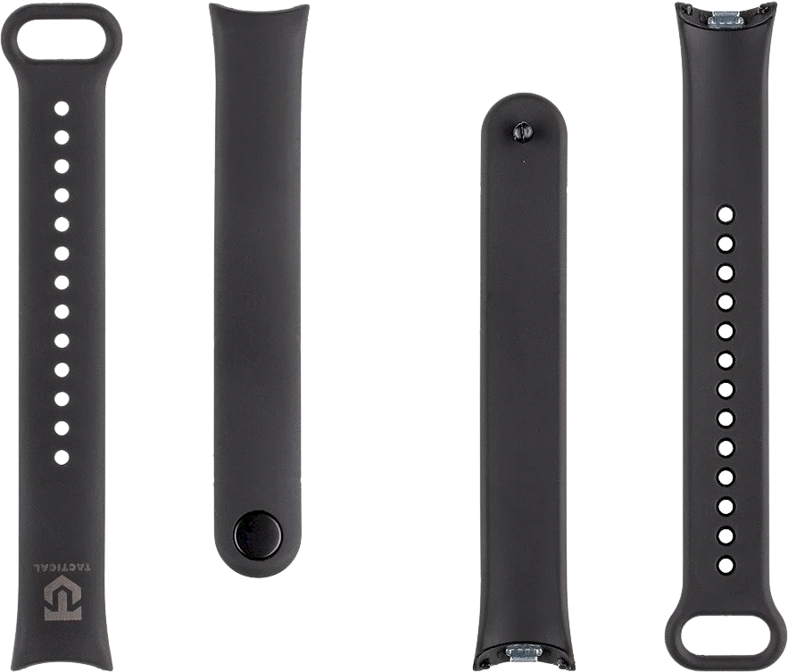 Tactical 846 silikoninė apyrankė skirta Xiaomi Smart Band 8 juodos spalvos