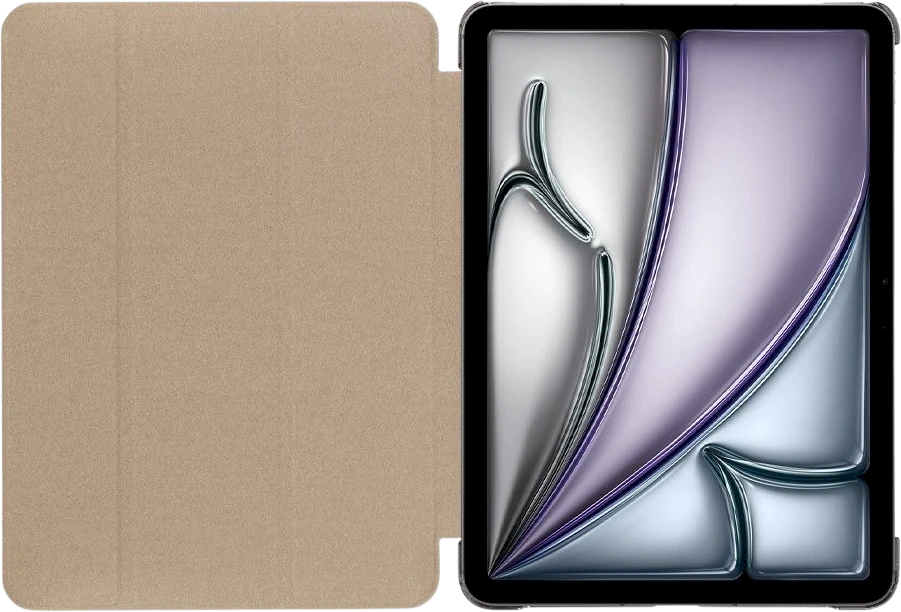 Tactical Book Tri Fold dėklas skirtas Apple iPad iPad Air 11 2024/Air 5 2022/Air 4 2020 juodos spalvos