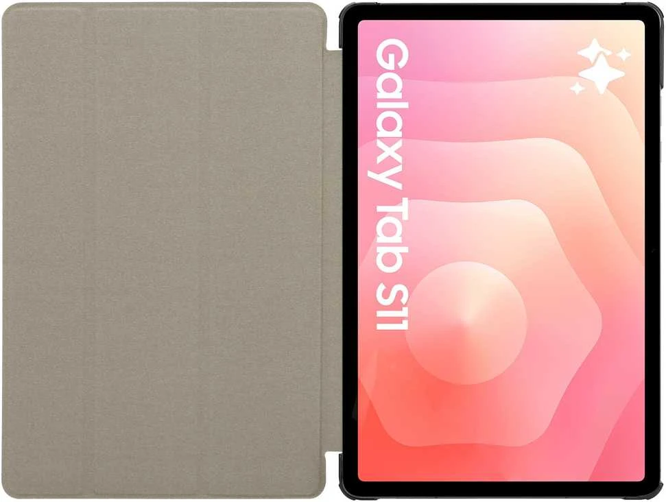 Tactical Book Tri Fold dėklas skirtas Samsung Galaxy TAB S11 Juodas