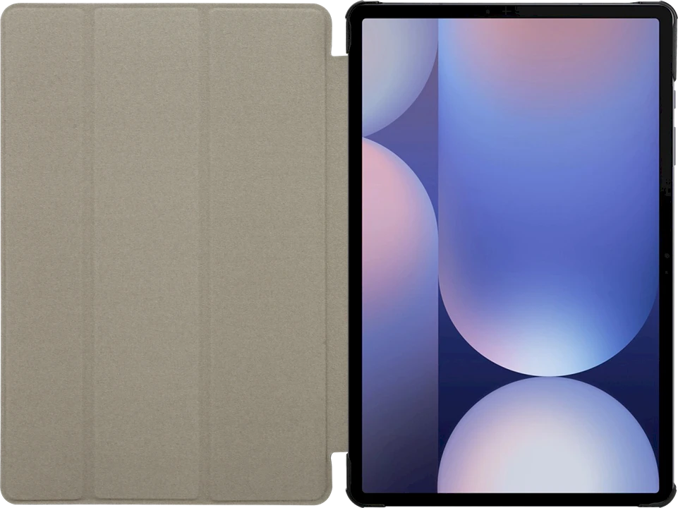Tactical Book Tri Fold dėklas skirtas Samsung Galaxy Tab S9/S9 FE/S10 FE/S10 Lite juodos spalvos