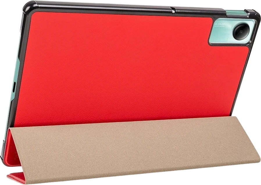 Tactical Book Tri Fold dėklas skirtas Xiaomi Redmi Pad SE raudonos spalvos