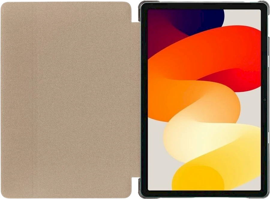 Tactical Book Tri Fold dėklas skirtas Xiaomi Redmi Pad SE raudonos spalvos