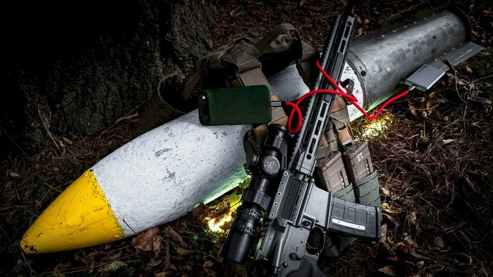 Tactical Fat Man 2.0 kabelis USB-A/USB-C 1m raudonos spalvos