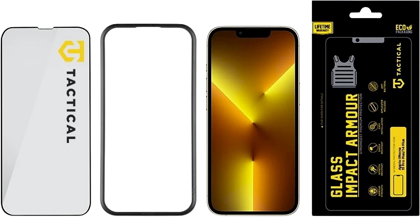 Tactical apsauginis stiklas Impact Armour skirtas Apple iPhone 13 Pro Max / 14 Plus