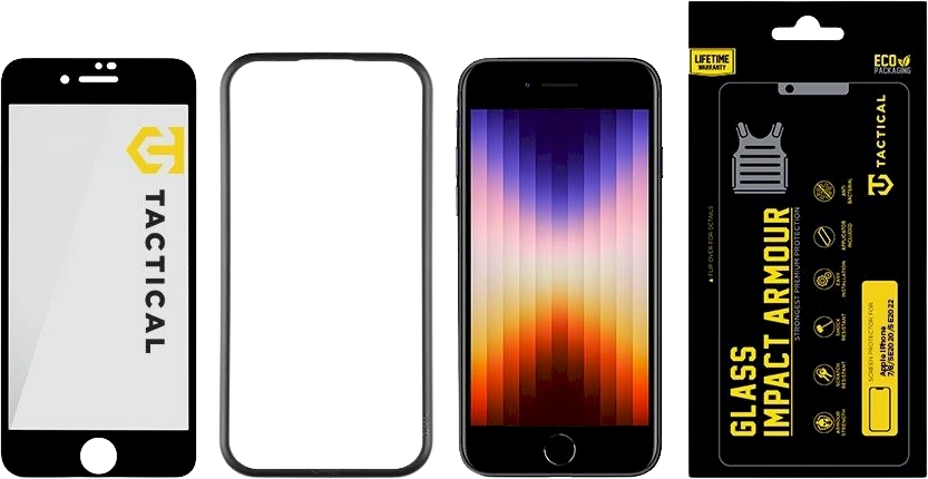 Tactical apsauginis stiklas Impact Armour skirtas Apple iPhone 7/8/SE2020/SE2022