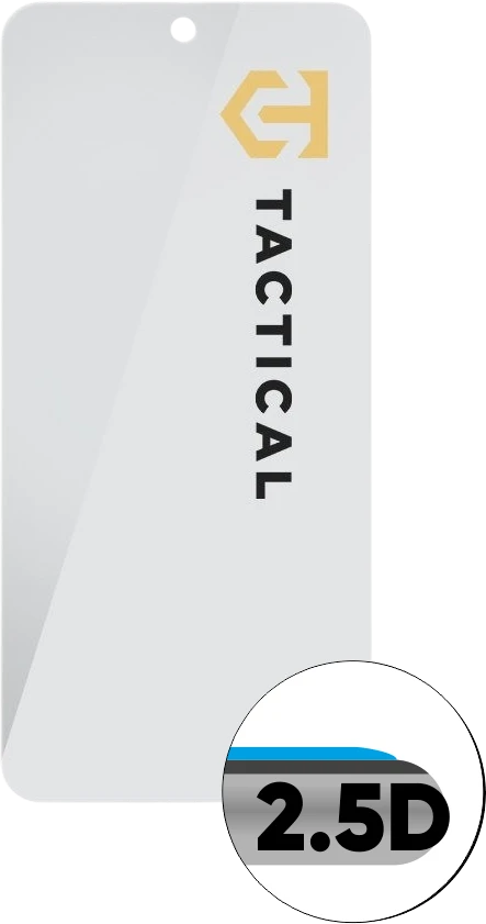 Tactical apsauginis stiklas Shield 2.5D skirtas Samsung Galaxy A56 5G skaidrus