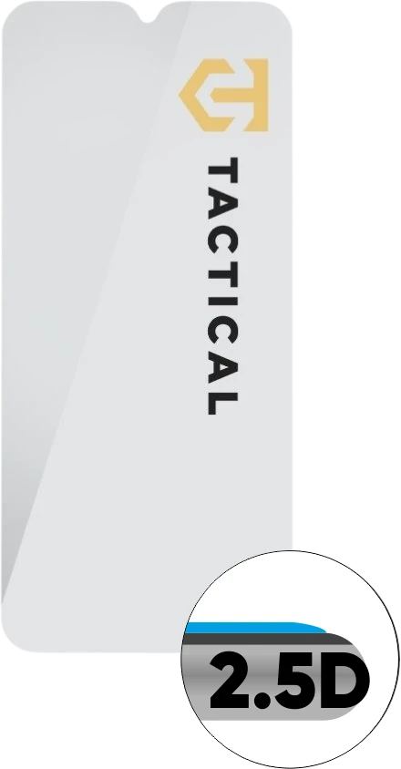Tactical apsauginis stiklas Shield 2.5D skirtas Samsung Galaxy A14 4G/5G skaidrus