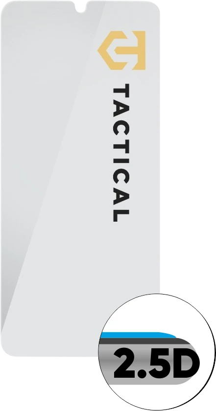 Tactical apsauginis stiklas Shield 2.5D skirtas Xiaomi Redmi 14C 4G/Poco C75 skaidrus