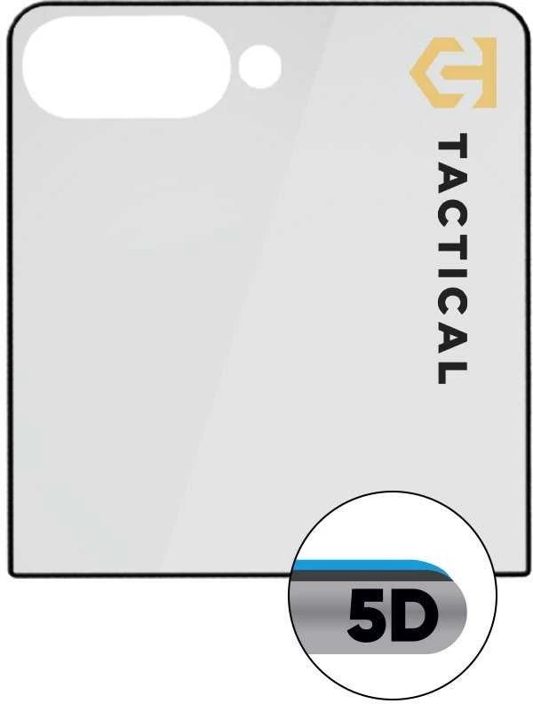 Tactical Apsauginis stiklas Shield 5D (Outer) skirtas Samsung Galaxy Z Flip 7 Juodas