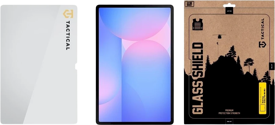 Tactical Apsauginis stiklas Shield skirtas Samsung Galaxy Tab S10 FE+ Clear